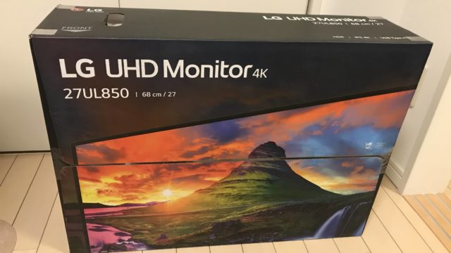 LG 27UL850-W/4k/モニター/箱あり-